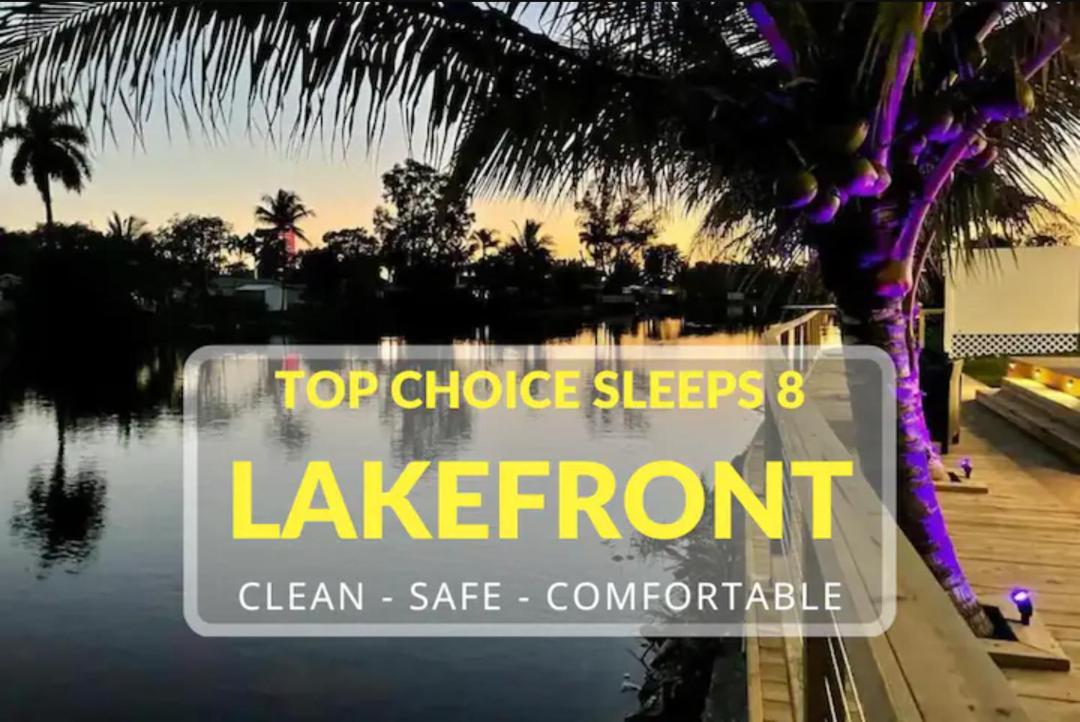 5-Star Lakefront Oasis In Hollywood-Hard Rock Casino Fort Lauderdale Dış mekan fotoğraf